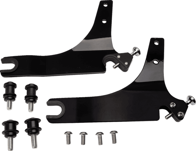 COBRA 1501-0614 Backrest Kit - 11" - Black - FXLR — image 2 of 3