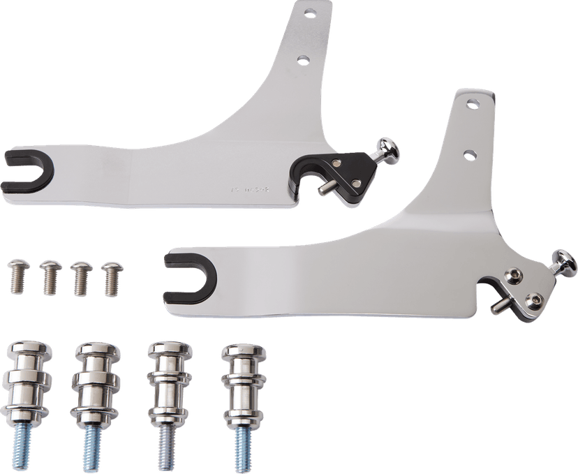 COBRA 1501-0619 Backrest Kit - 11" - Chrome - FLSB — image 3 of 3
