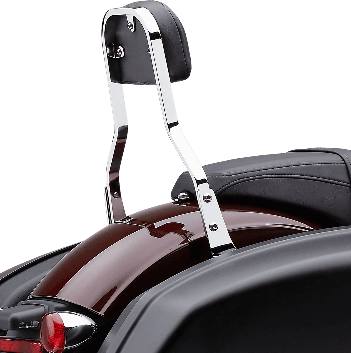 COBRA 1501-0621 Backrest Kit - 14" - Chrome - FLSB