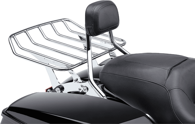 COBRA 1501-0633 Detachable Backrest - Chrome - Short - FLH/FLT — image 4 of 4