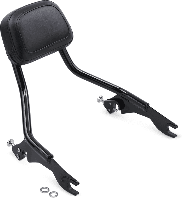 COBRA 1501-0634 Detachable Backrest - Black - Short - FLH/FLT