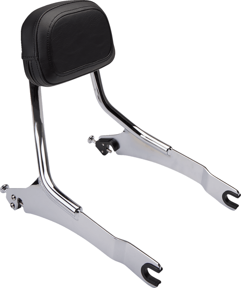 COBRA 1501-0692 Detachable Backrest - Chrome - Two-up Seat - Scout — image 1 of 4