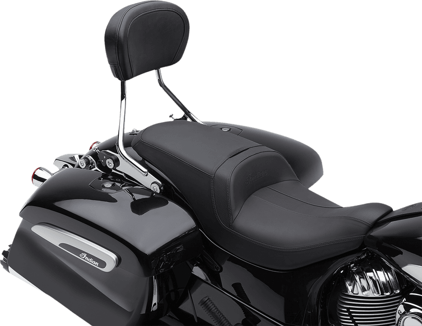 COBRA 1501-0723 Detachable Backrest - Chrome - Chieftain — image 2 of 2