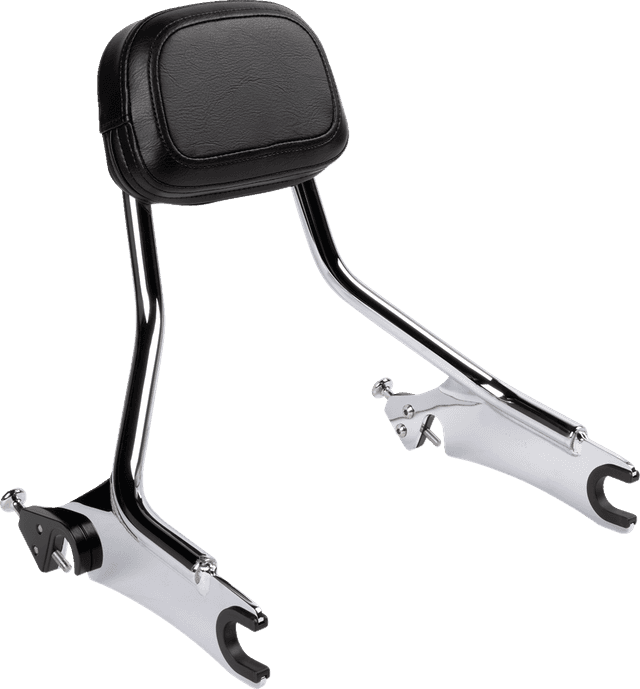 COBRA 1501-0727 Detachable Backrest - Chrome - Short - Chieftain — image 1 of 2
