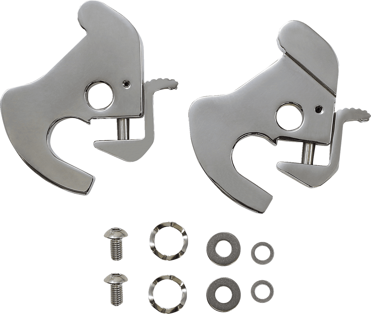 DRAG SPECIALTIES 1501-0743 Detachable Latch Kit - Chrome