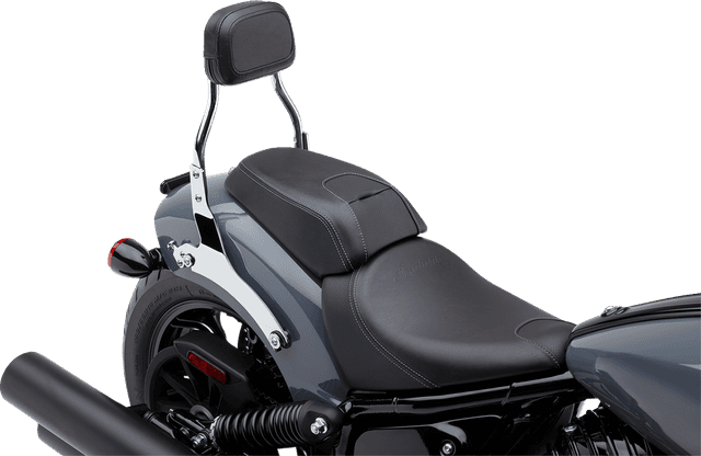 COBRA 1501-0749 Detachable Backrest - Mini - Chrome - Chieftain — image 3 of 3