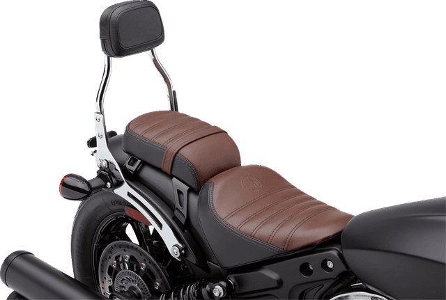 COBRA 1501-0751 Detachable Backrest - Mini - Chrome - Bobber