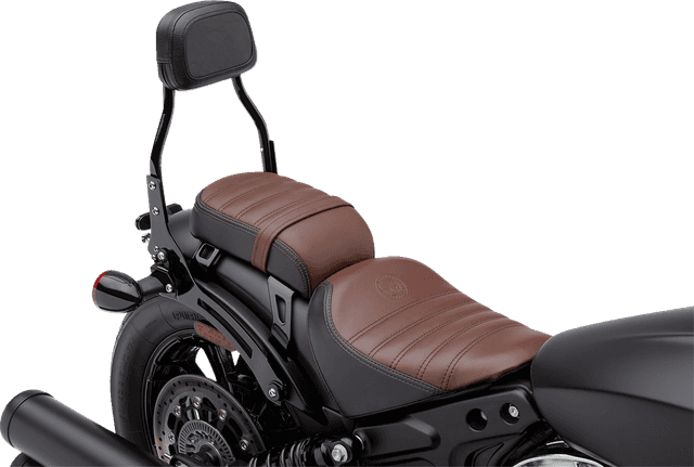 COBRA 1501-0752 Detachable Backrest - Mini - Black - Bobber