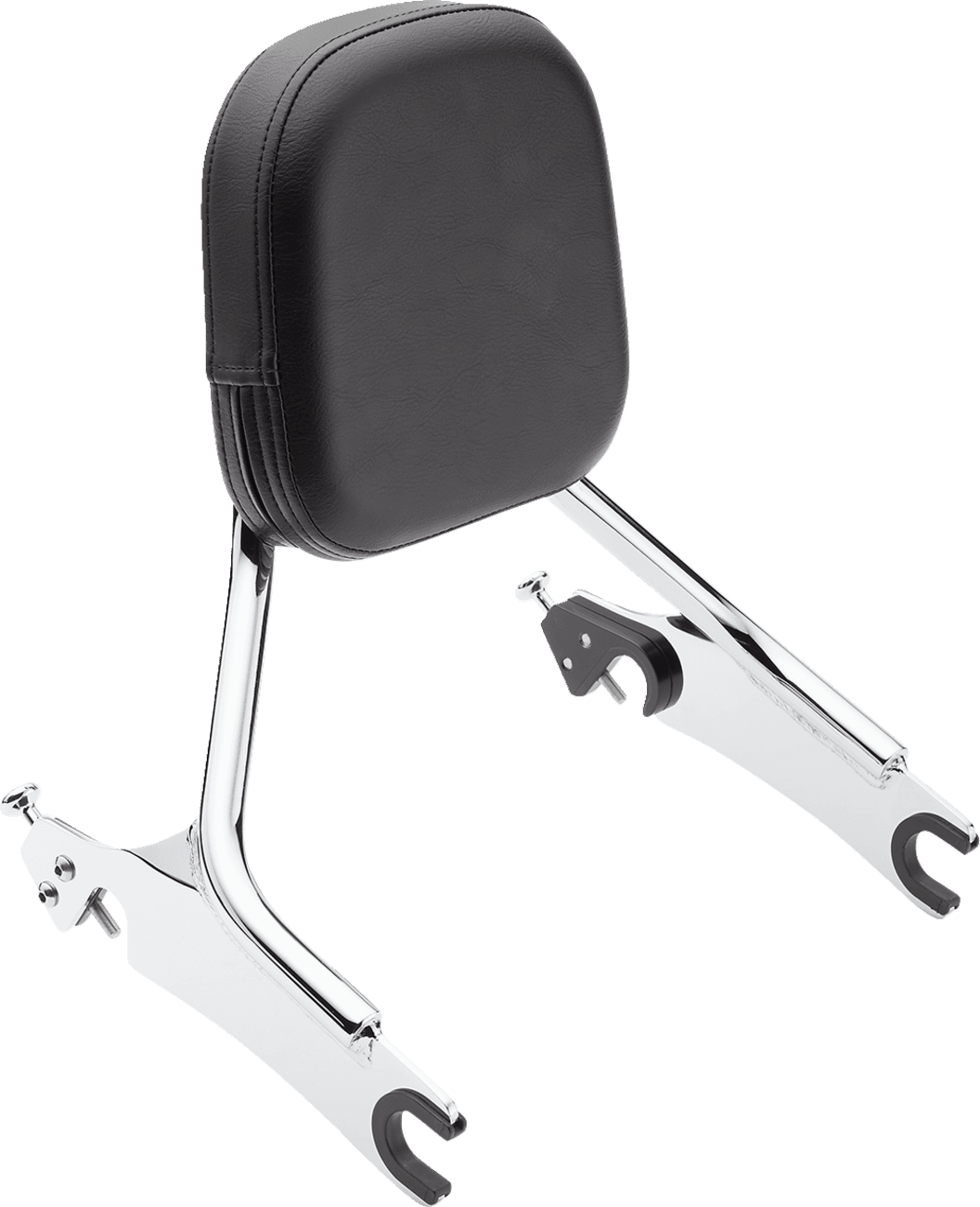 COBRA 1501-0753 Detachable Backrest - Chrome - Short - Chieftain