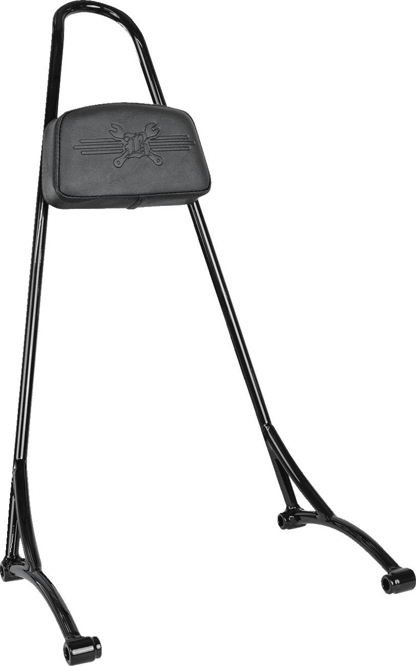 BURLY BRAND 1501-0755 20" Tall Sissy Bar - Black - Honda - CMX