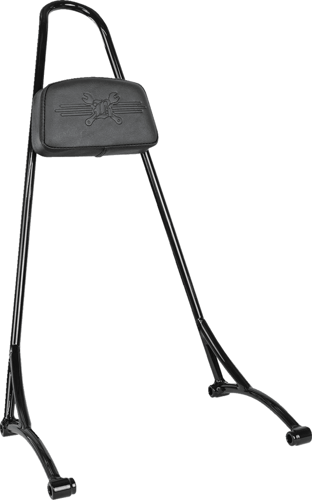 BURLY BRAND 1501-0755 20" Tall Sissy Bar - Black - Honda - CMX