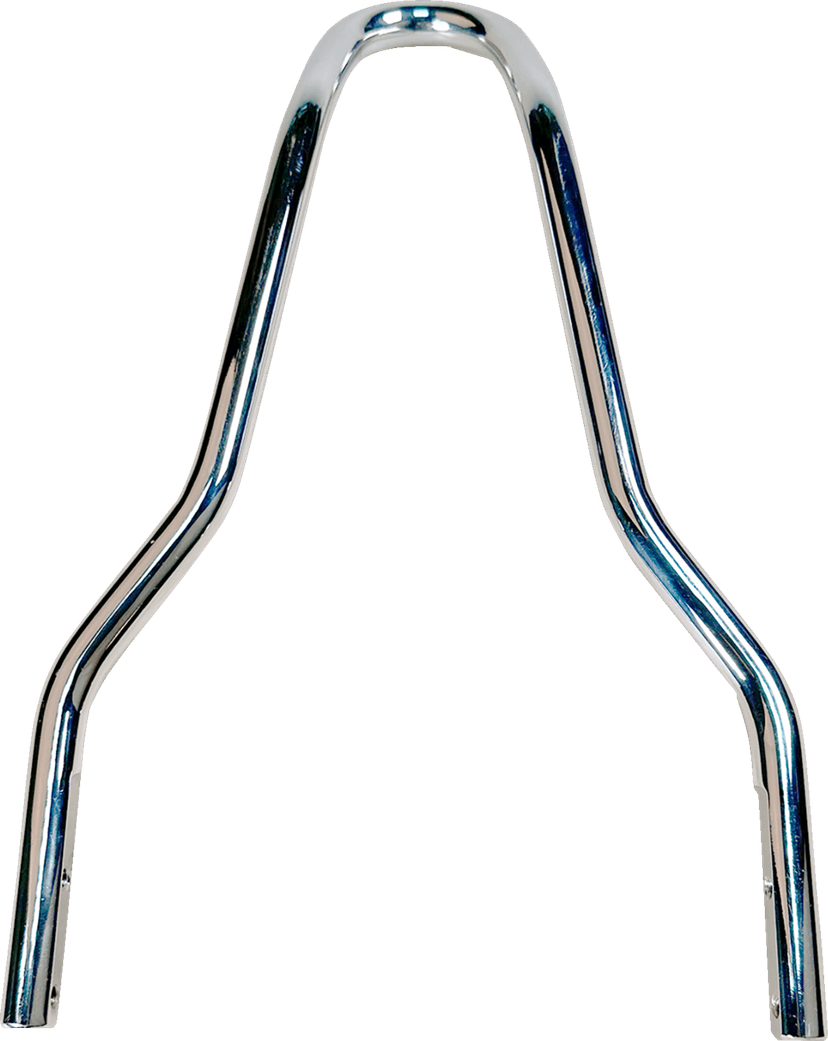 DRAG SPECIALTIES 1501-0762 Round Tapered Sissy Bar - Chrome - 10.12"H x 8.75"W
