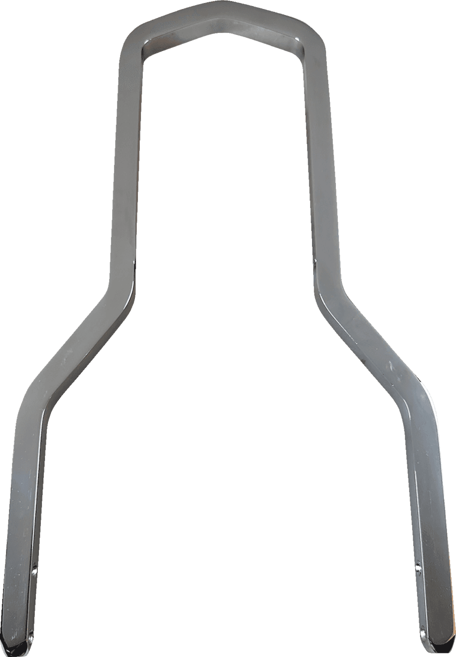 DRAG SPECIALTIES 1501-0763 Square Sissy Bar - Chrome - 10.14" H x 8.75" W