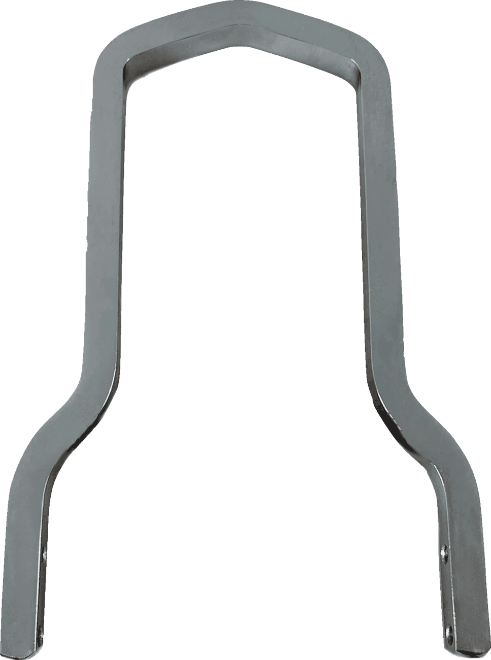 DRAG SPECIALTIES 1501-0769 Square Sissy Bar - Chrome - 10" H x 7.5" W