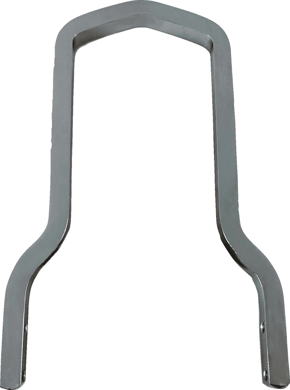 DRAG SPECIALTIES 1501-0769 Square Sissy Bar - Chrome - 10" H x 7.5" W