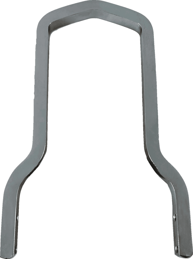 DRAG SPECIALTIES 1501-0769 Square Sissy Bar - Chrome - 10" H x 7.5" W