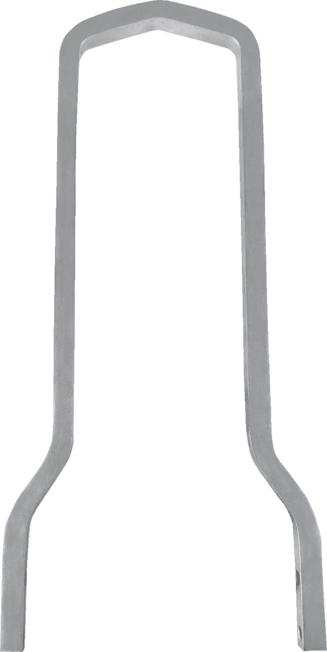 DRAG SPECIALTIES 1501-0770 Square Sissy Bar - Chrome - 12.5" H x 7.5" W