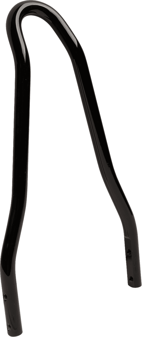 DRAG SPECIALTIES 1501-0771 Round Sissy Bar - Black - 7.5" — image 1 of 2