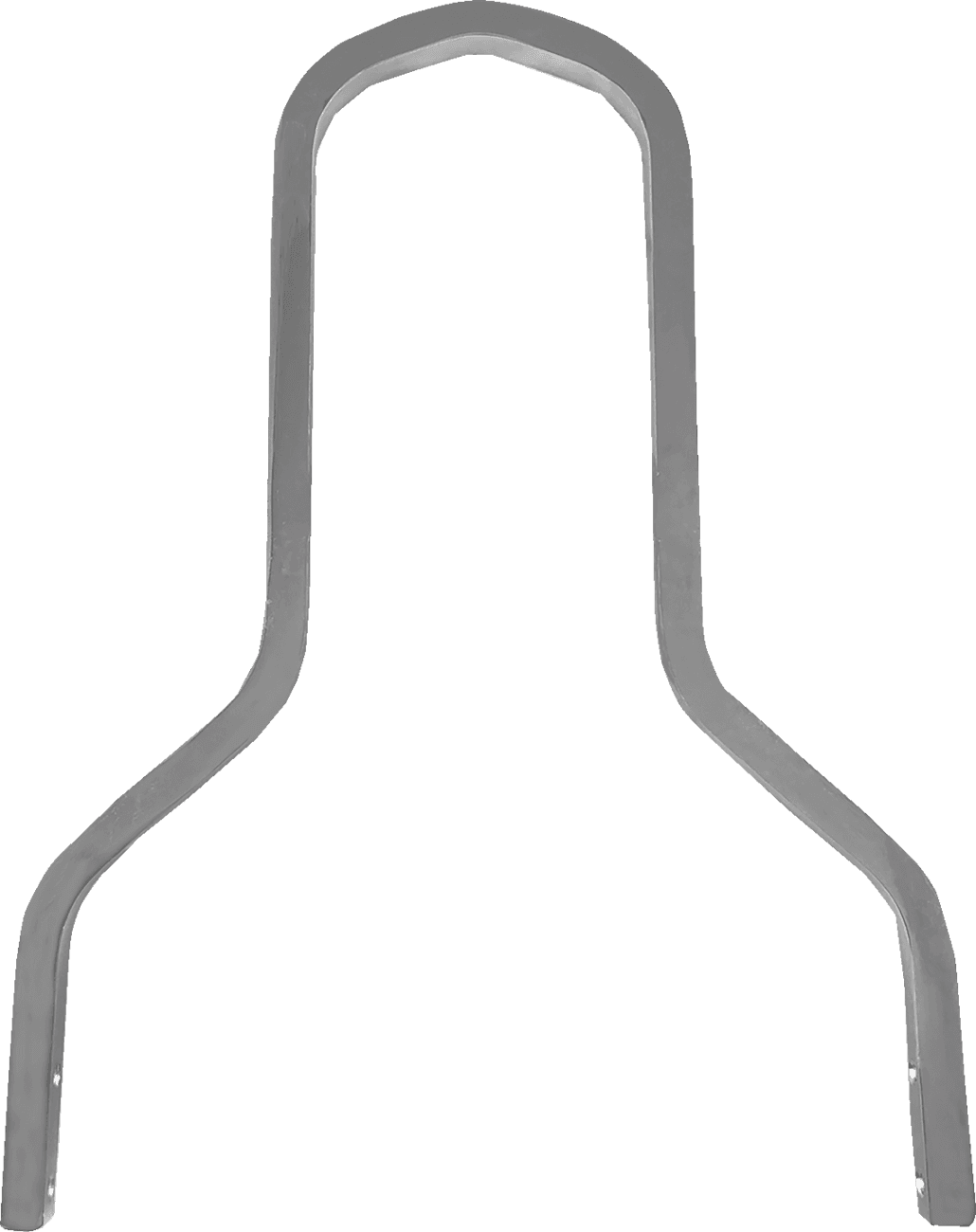 DRAG SPECIALTIES 1501-0775 Square Sissy Bar - Chrome - 11" H x 11" W