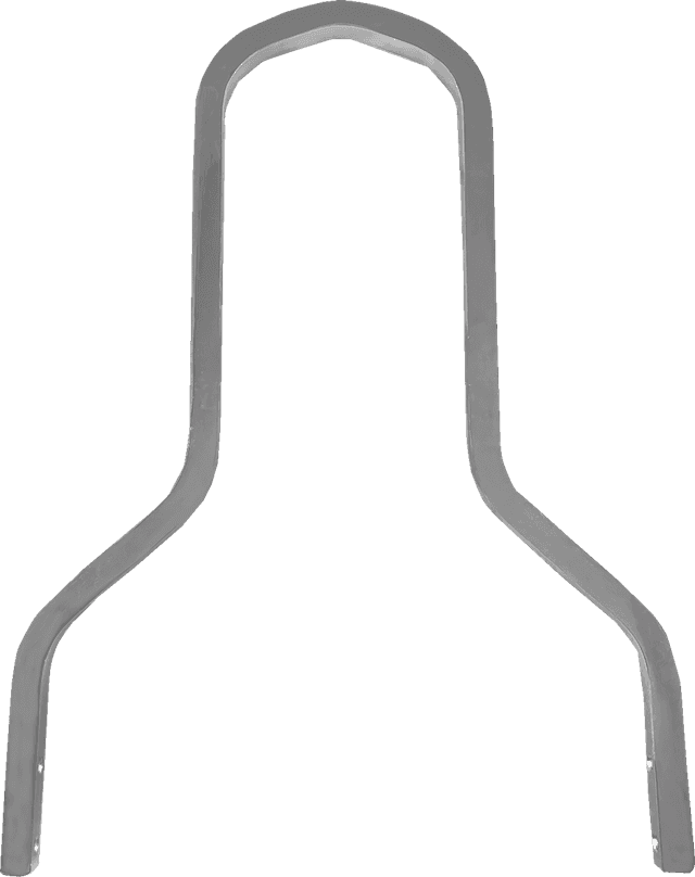 DRAG SPECIALTIES 1501-0775 Square Sissy Bar - Chrome - 11" H x 11" W