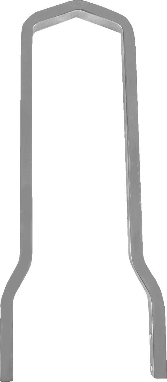 DRAG SPECIALTIES 1501-0786 Square Sissy Bar - 12.81" H x 6.69" W