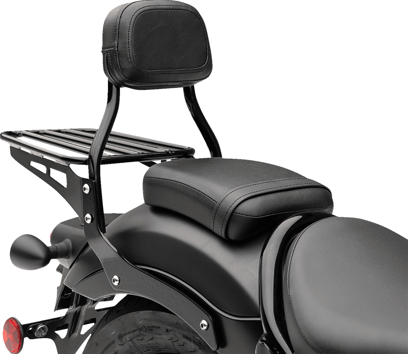 COBRA 1501-0792 Sissy Bar - Mini - Black - Rebel 300/500
