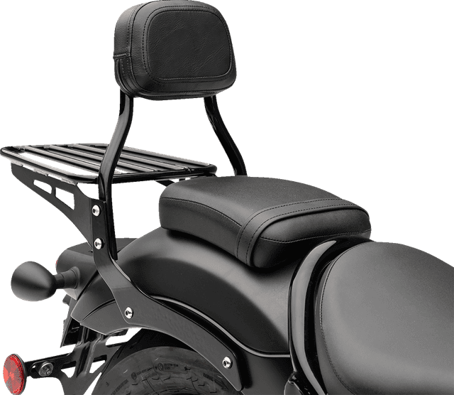 COBRA 1501-0792 Sissy Bar - Mini - Black - Rebel 300/500 — image 1 of 2