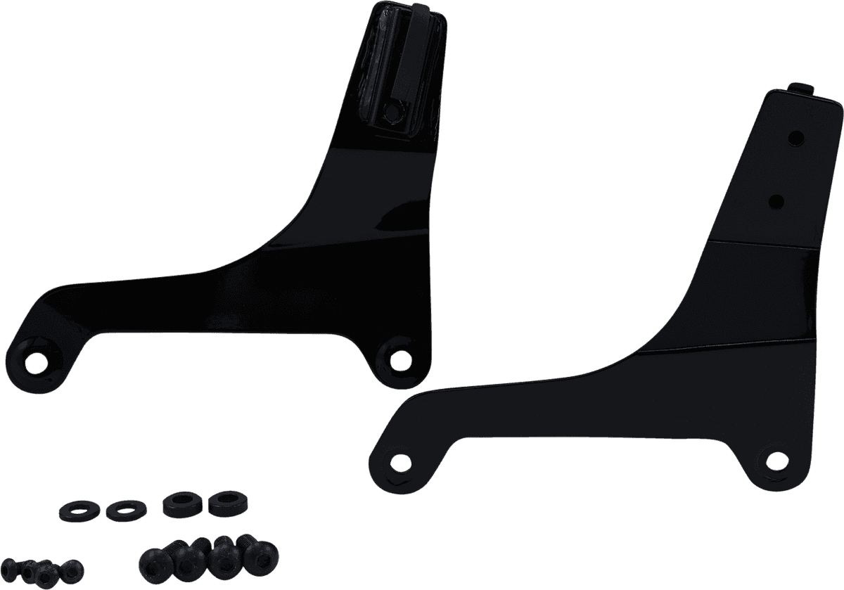 DRAG SPECIALTIES 1504-0069 Side Plates - Black