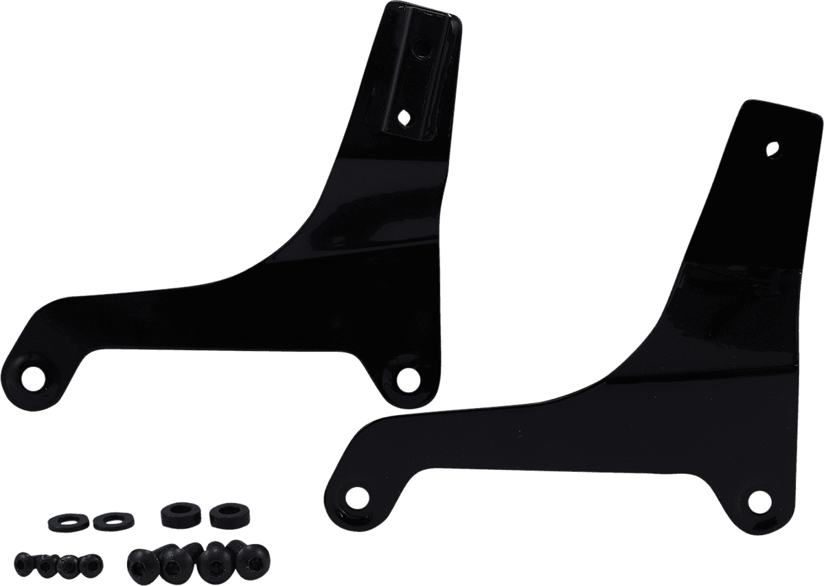 KHROME WERKS 1504-0099 Side Plates - Black - FXFB