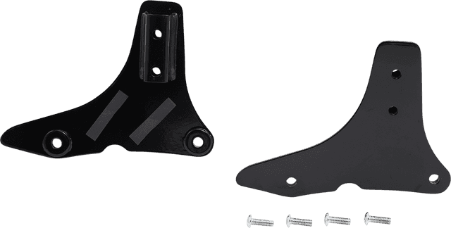KHROME WERKS 1504-0103 Side Plates - Black — image 1 of 2