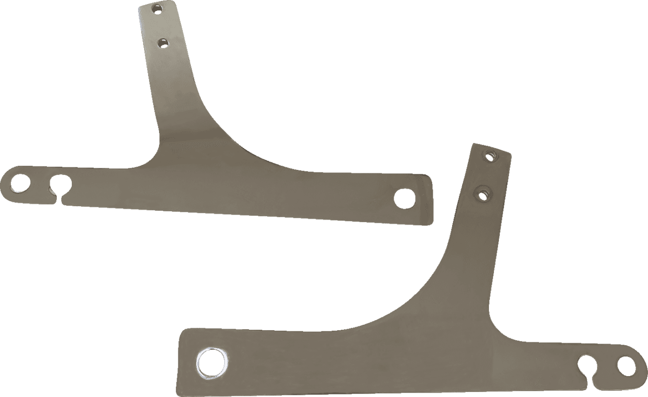DRAG SPECIALTIES 1504-0111 Side Plates - Chrome