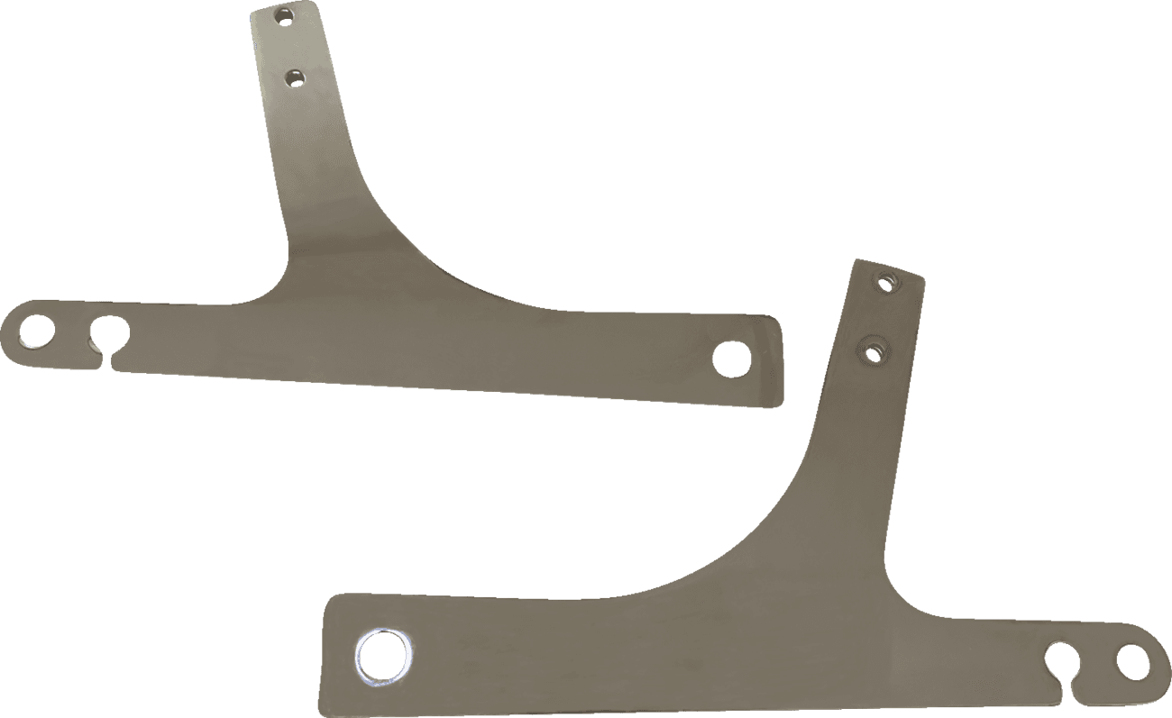 DRAG SPECIALTIES 1504-0111 Side Plates - Chrome