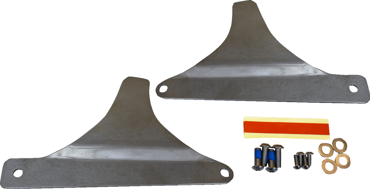 DRAG SPECIALTIES 1504-0113 Side Plates - Chrome