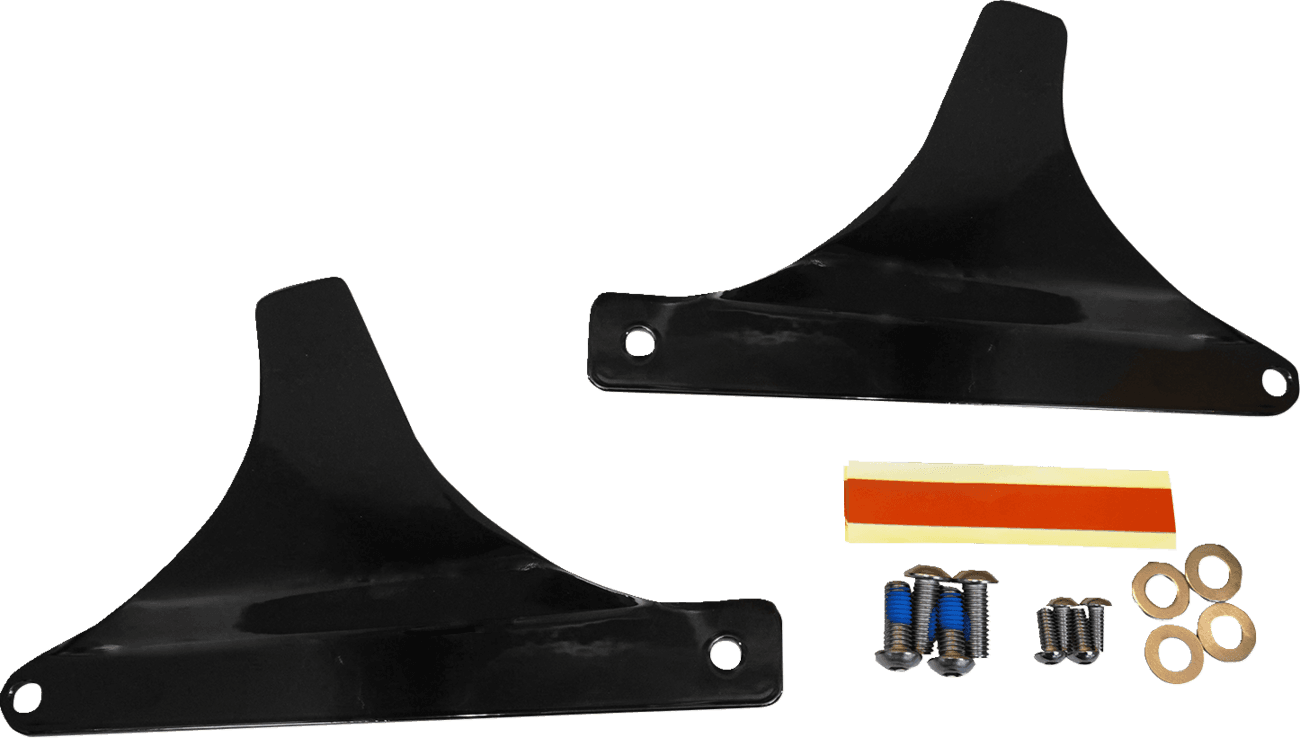 DRAG SPECIALTIES 1504-0114 Side Plates - Black
