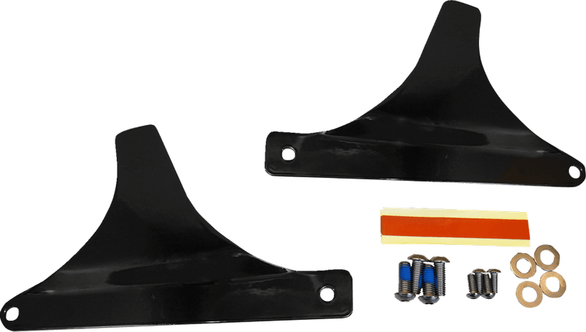 DRAG SPECIALTIES 1504-0114 Side Plates - Black