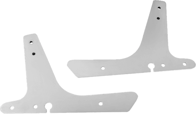 DRAG SPECIALTIES 1504-0117 Side Plates - Chrome