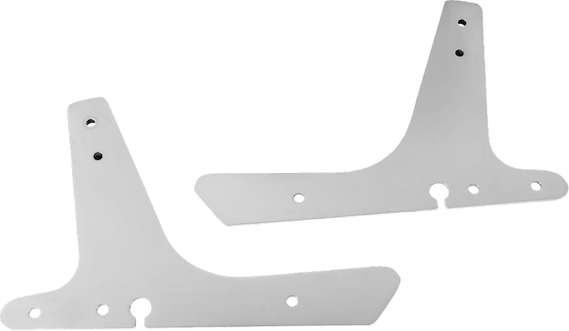 DRAG SPECIALTIES 1504-0117 Side Plates - Chrome
