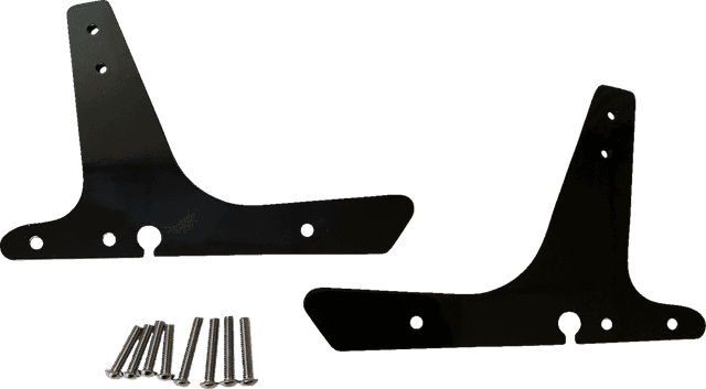 DRAG SPECIALTIES 1504-0118 Side Plates - Black