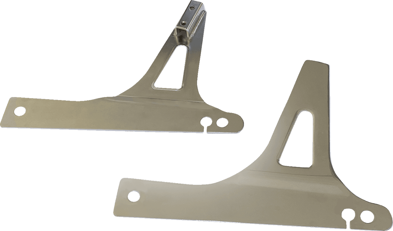 DRAG SPECIALTIES 1504-0120 Side Plates - Chrome