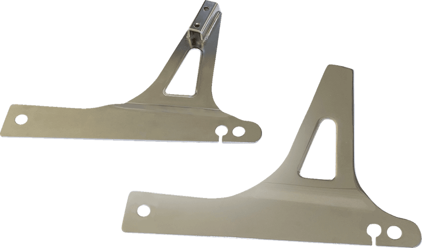 DRAG SPECIALTIES 1504-0120 Side Plates - Chrome