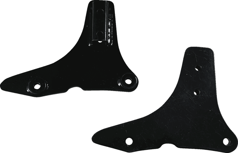 DRAG SPECIALTIES 1504-0124 Side Plates - Black