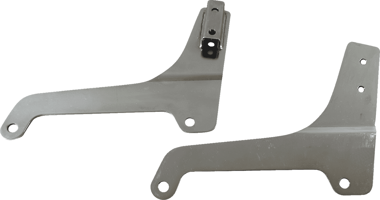 DRAG SPECIALTIES 1504-0126 Side Plates - Chrome