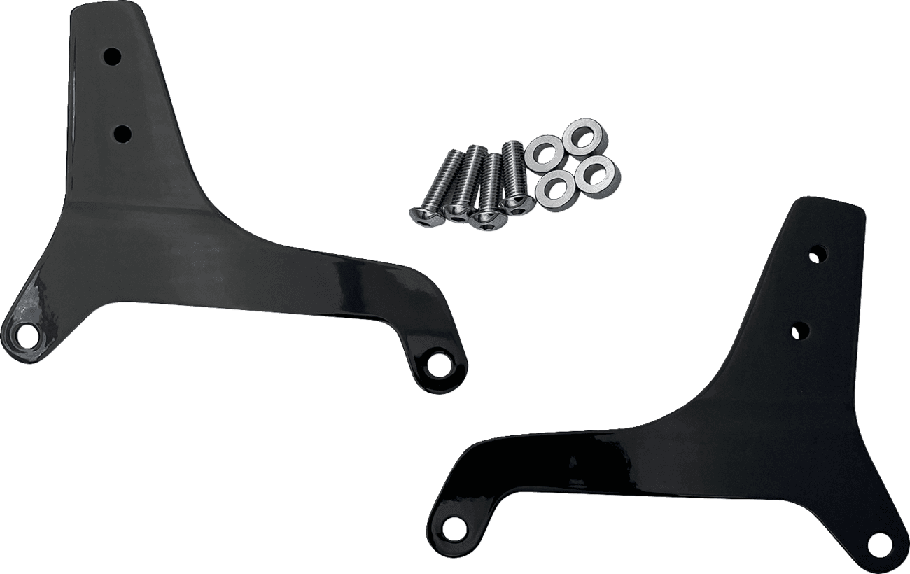 DRAG SPECIALTIES 1504-0129 Side Plates - Black