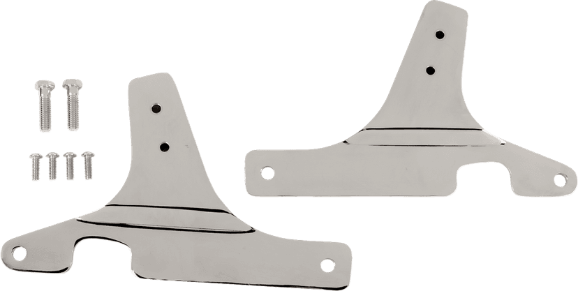 DRAG SPECIALTIES 1504-0132 Side Plates - Chrome