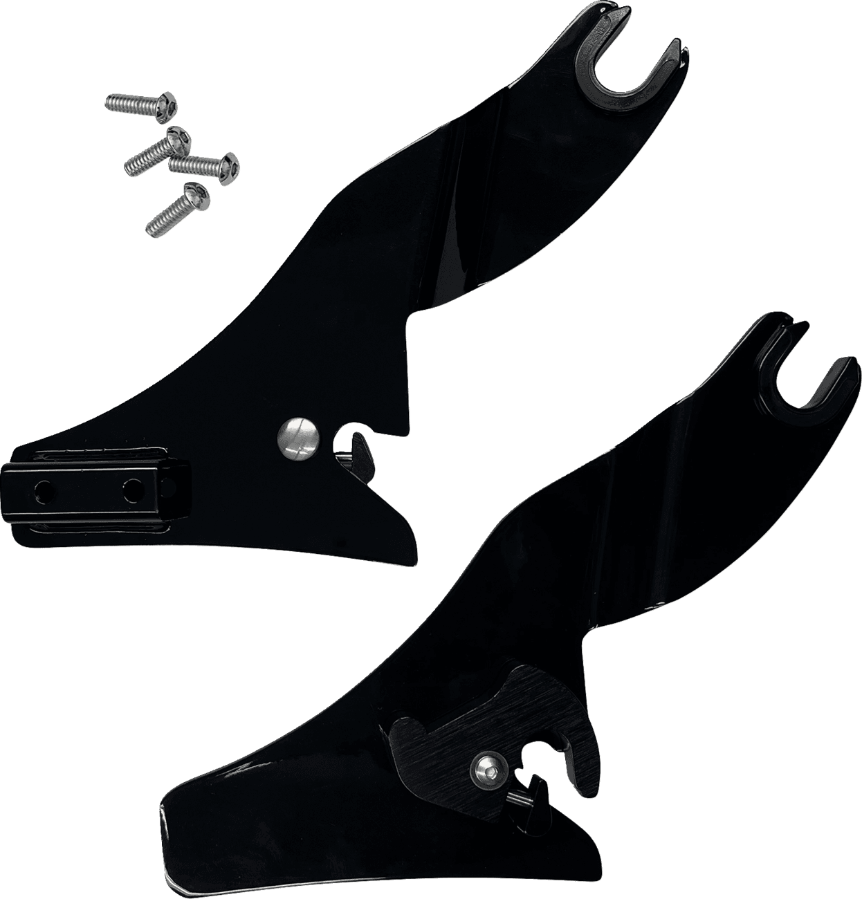 DRAG SPECIALTIES 1504-0134 Quick Release Side Plates - Black