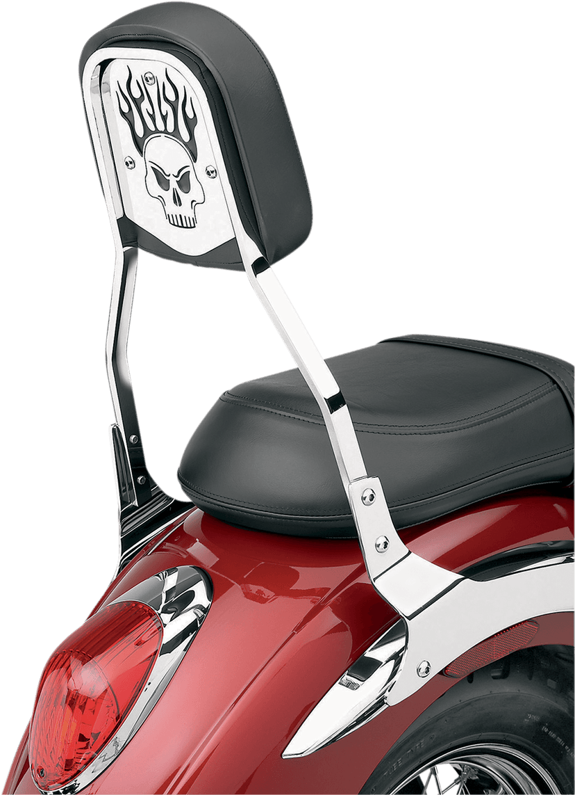 COBRA 1506-0009 Tall Backrest Insert - Skull — image 2 of 2