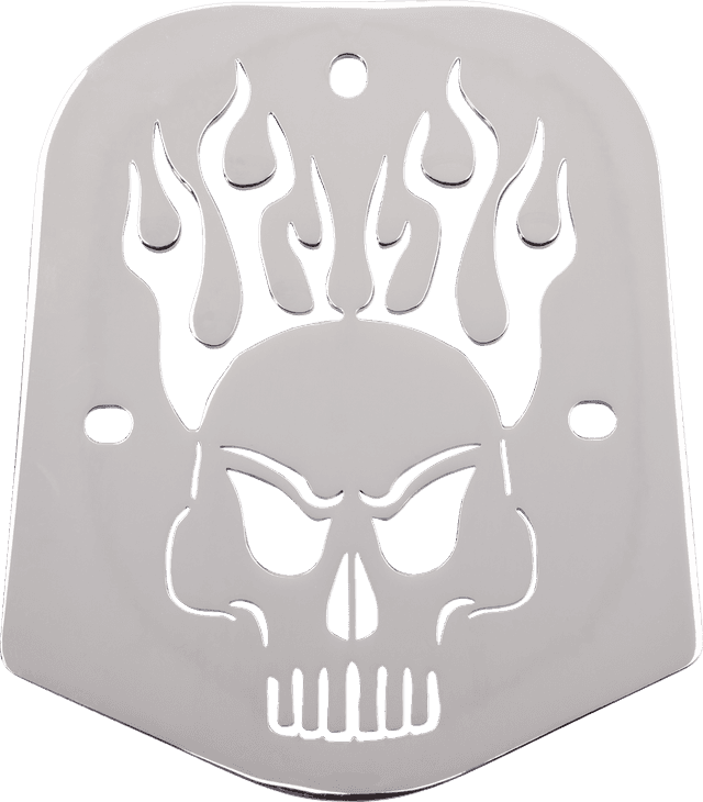 COBRA 1506-0009 Tall Backrest Insert - Skull — image 1 of 2
