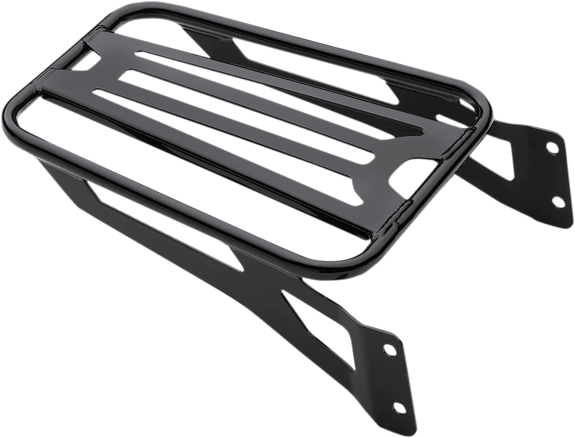 COBRA 1510-0310 Sissy Bar Luggage Rack - Black - Tubular