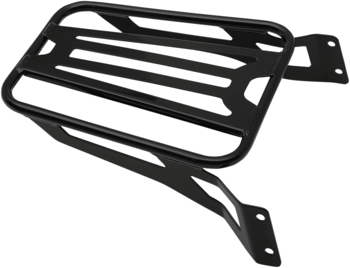 COBRA 1510-0311 Sissy Bar Luggage Rack - Black - Tubular