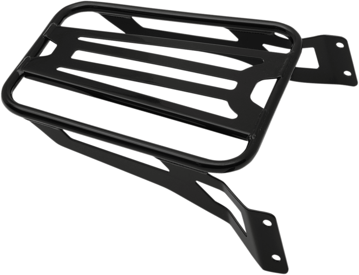 COBRA 1510-0311 Sissy Bar Luggage Rack - Black - Tubular